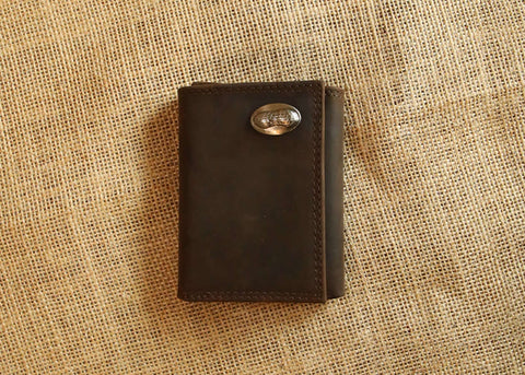 Brown Trifold Wallet