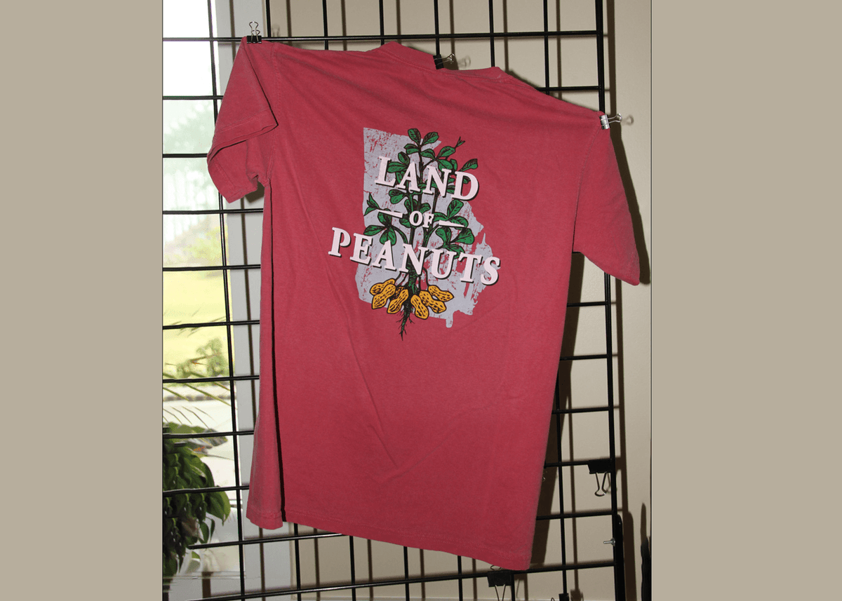 Peanuts "Land of Peanuts" Crimson Tshirt Peanut Commission