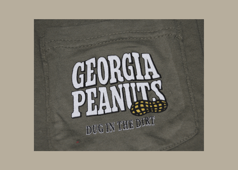 Georgia Peanuts "Land of Peanuts" Sage T-shirt