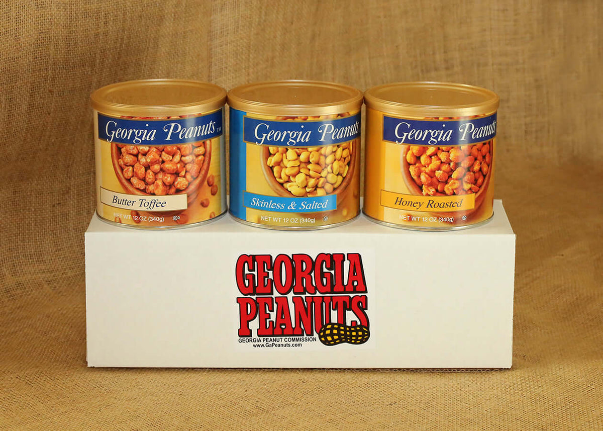 Three Pack Gift Box – Georgia Peanut Commission
