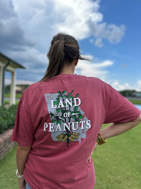 Georgia Peanuts "Land of the Peanuts" Short Sleeve T-Shirt